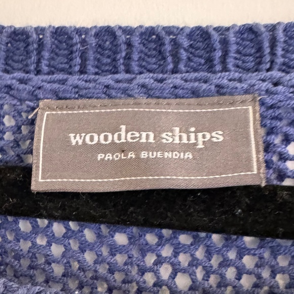 Wooden Ships navy blue star sweater - Picture 2 of 4
